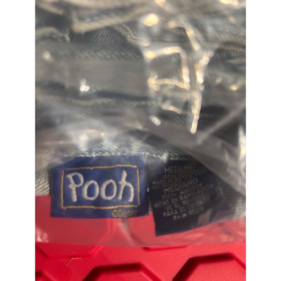 Disney Winnie the Pooh Vintage Denim Trucker Jacket Medium Wash Blue - Picture 7 of 7